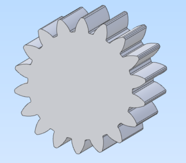 Positive Shifted Spur Gear